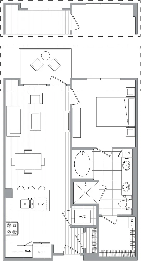 Floor plan A1E