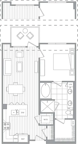 Floor plan A1E