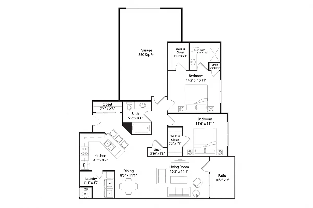 Floor plan B8R