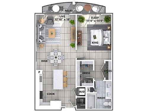 Floor plan A3a