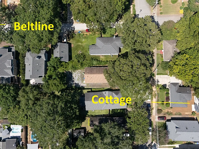 One block to the Beltline