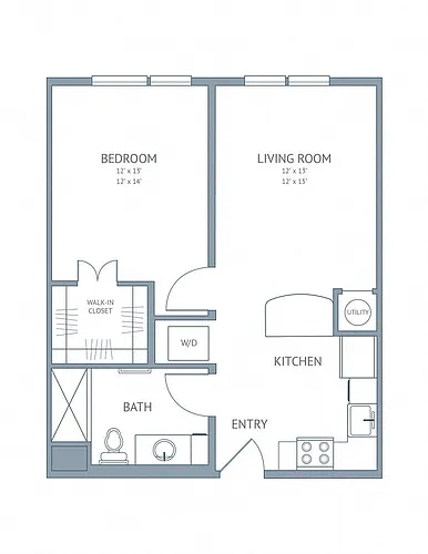 Floor plan Van Gogh A