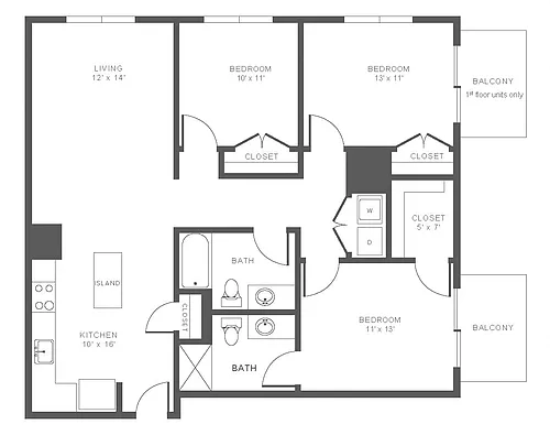 Floor plan C1