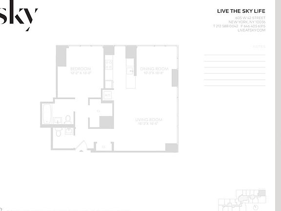 2nd image of 605 W 42nd St APT 61F