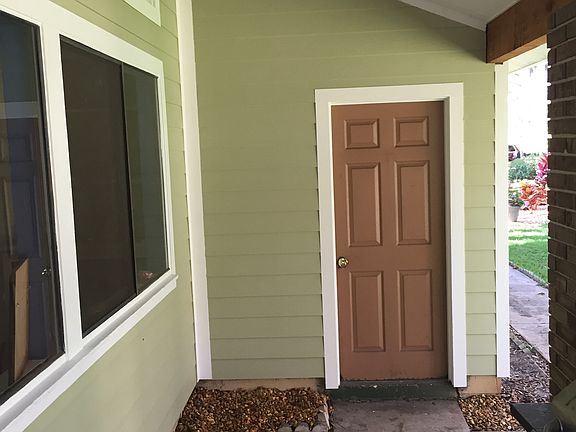 Garage rear entry