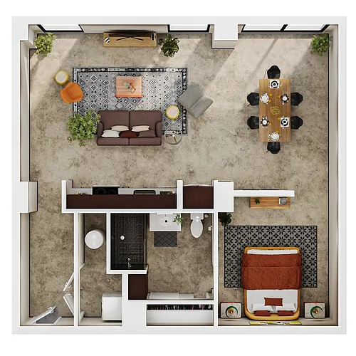 Floor plan B3