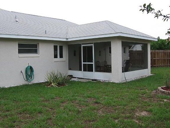 Screen porch under roof