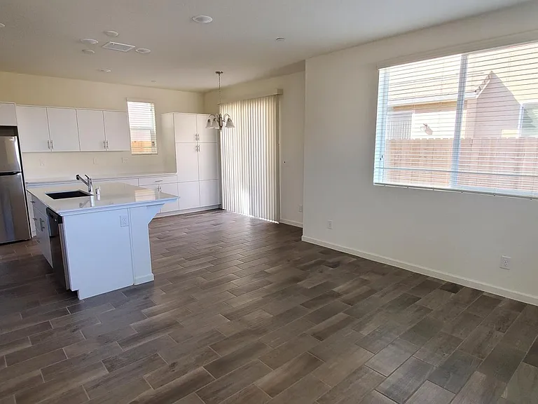 Kitchen and living room