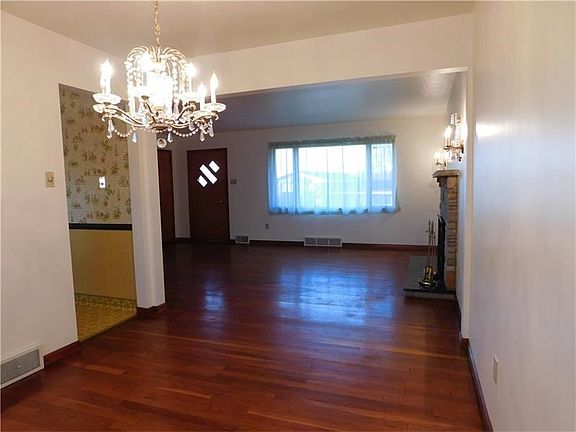 *Dining Room View Looking Into Living Room!* *Gleaming Hardwood Floors!*