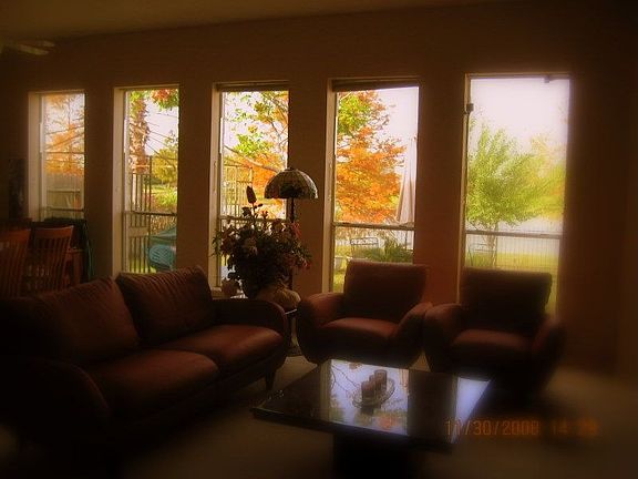 Lake view from living room
