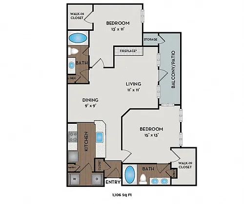 Floor plan Pebble Beach