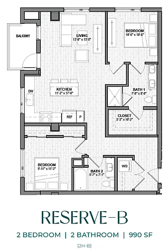 Floor plan Reserve - B