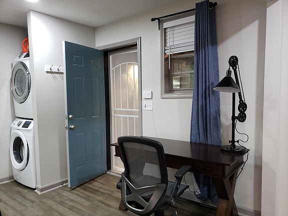 Optional study area and laundry space adjacent kitchen