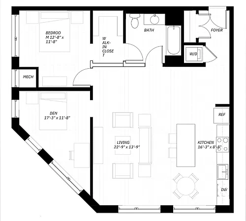Floor plan B3