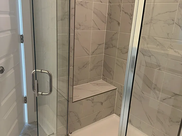 primary bath walk in shower