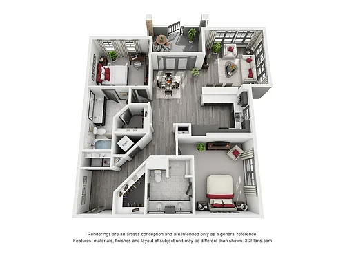Floor plan Marcassin