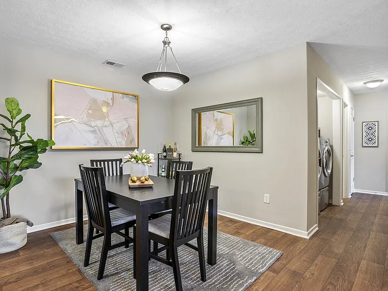 Elegant dining areas in select apartment homes.