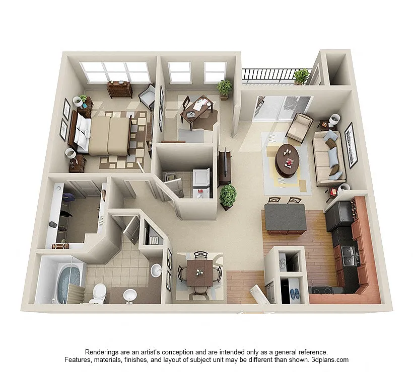 Floor plan Hidalgo (A6)