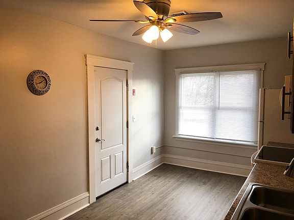 Kitchen with eating area.
