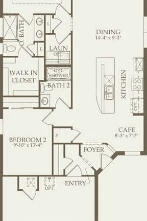 First Floor 2 br 2 ba