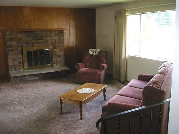 Living room with picture window
