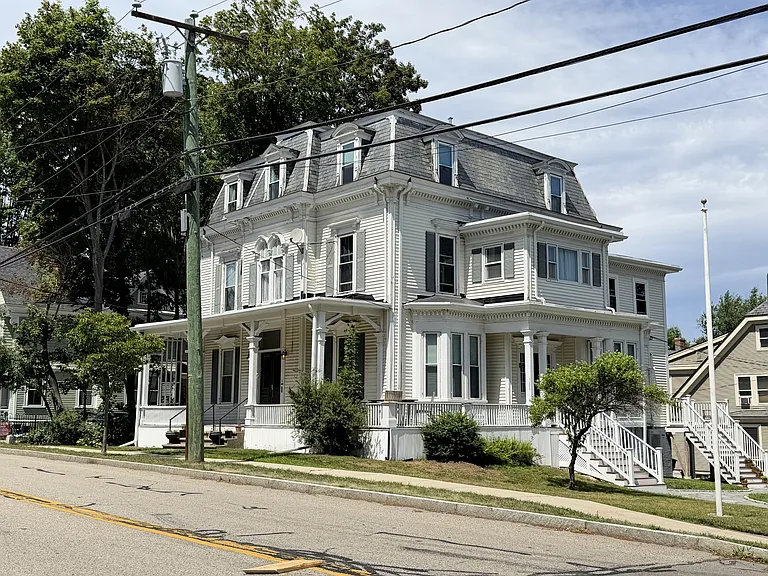 The house is located on the corner of Miller and Lincoln