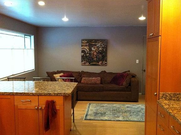 Cozy family room off on t