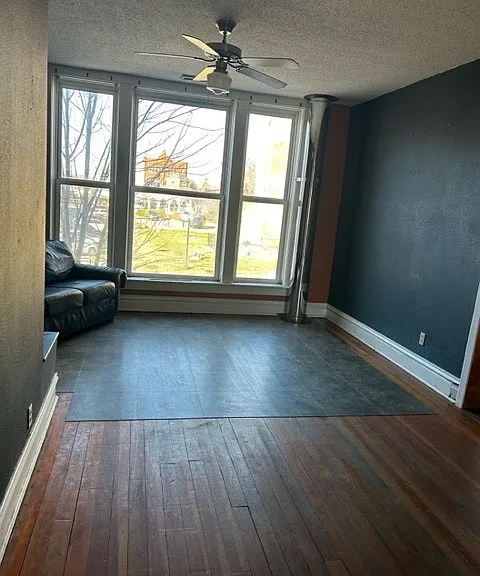 Living Room with view of Courthouse