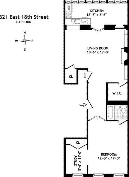 1st image of 321 E 18th St APT 2