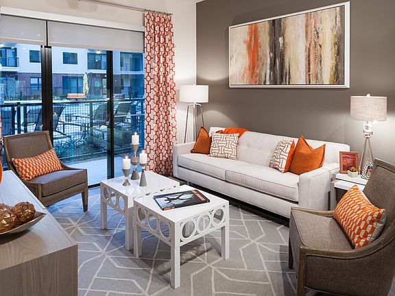 Living Room With Balcony