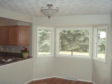 Dining room open to kitchen