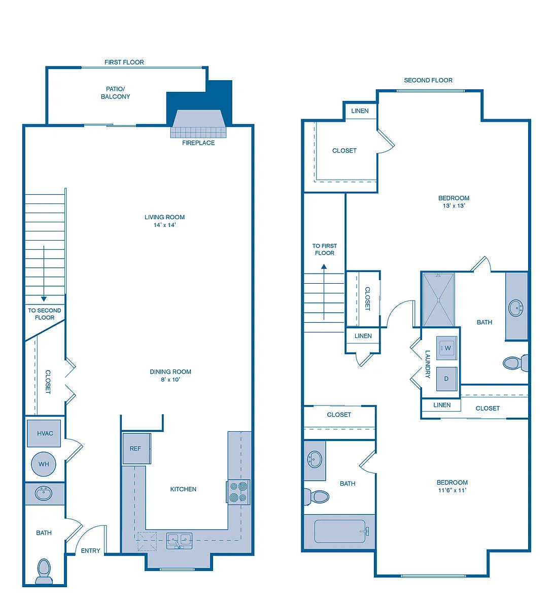 Floor plan B4 TOWNHOME