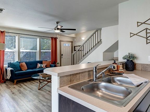 Contemporary Kitchen with Patio Access
