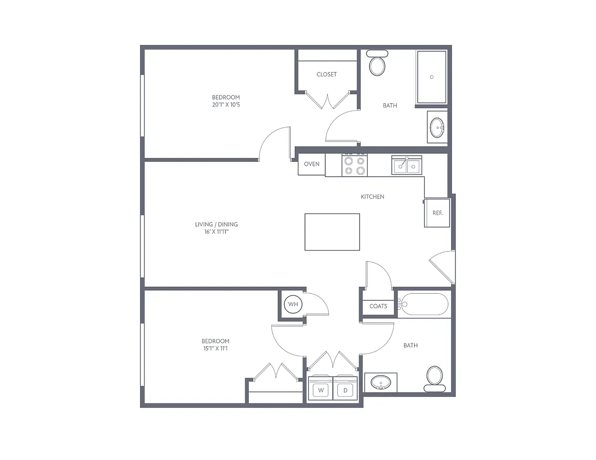 Floor plan 2B2