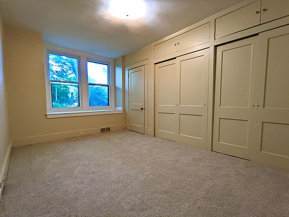 Large bedroom with ample closet space!