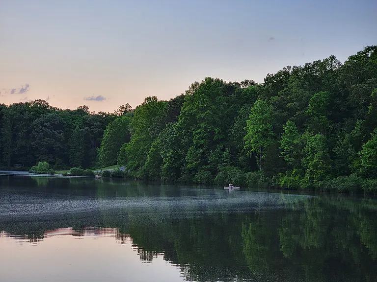 Lake Royal has a path around, two boat put-ins, fishing, and multiple parks