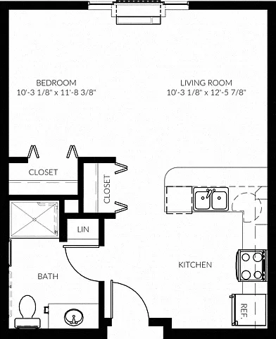 Floor plan 2B