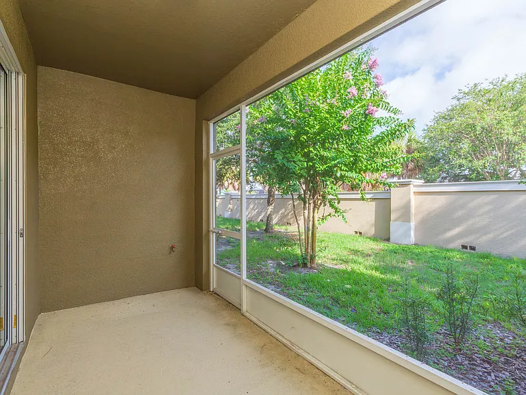 screened-in porch