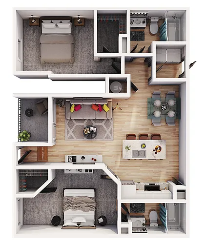 Floor plan Violet