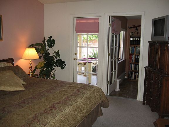 Master Suite opens to patio and bonus room
