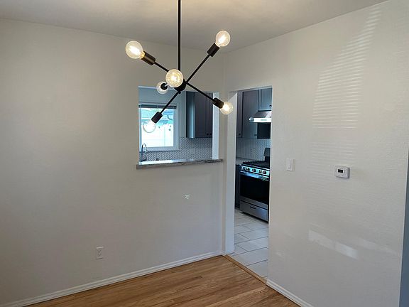 dining room view through kitchen