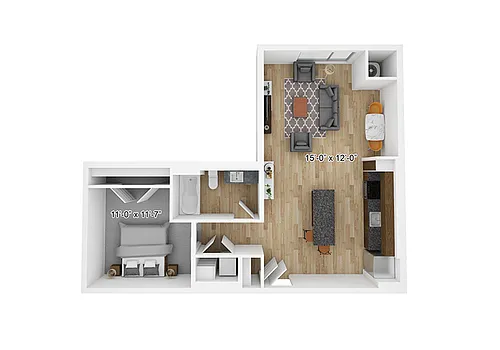 Floor plan Alcove-F