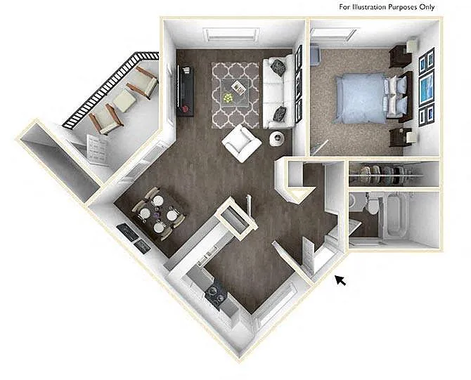 Floor plan Chaparral Renovated