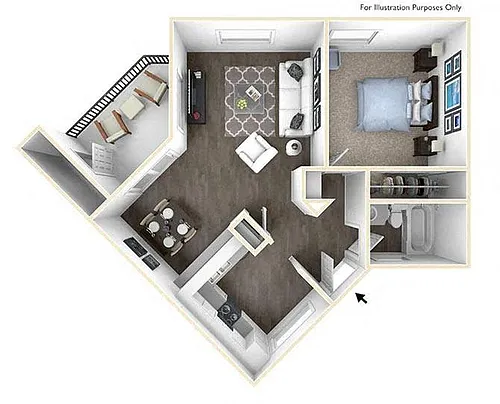 Floor plan Chaparral Renovated