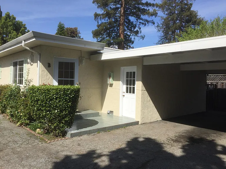 front of unit and laundry room