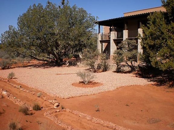 Back view of the house.