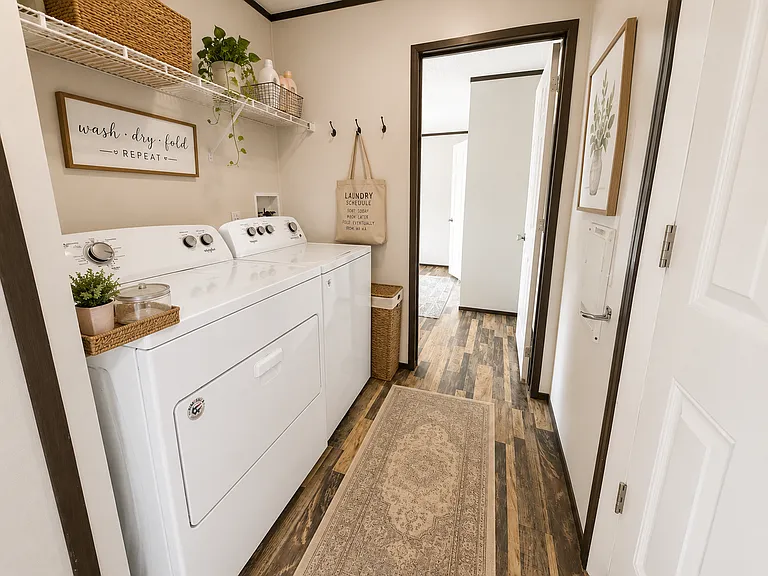 Staged Hallway