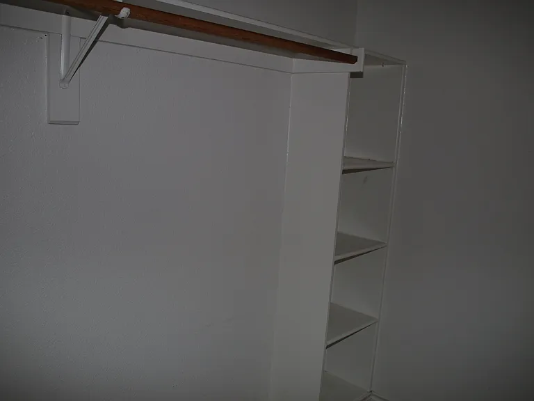 Master 2 walk-in with shelves