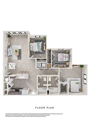 Floor plan 3 Bedrooms