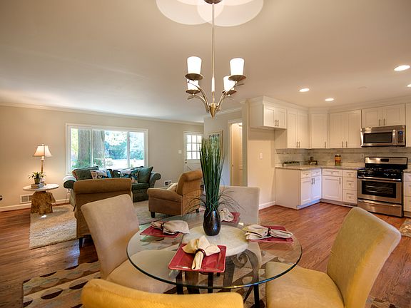 Spacious open living area